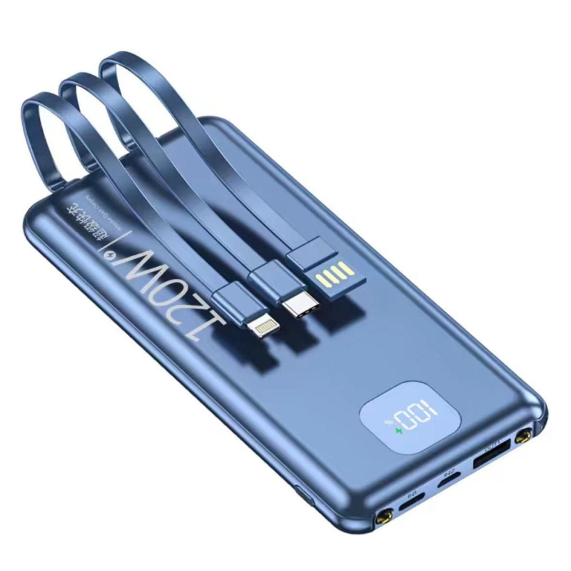 Power Bank certificat 3C, încărcare super rapidă de 120W, capacitate 20000mAh, baterie portabilă cu logo personalizat
