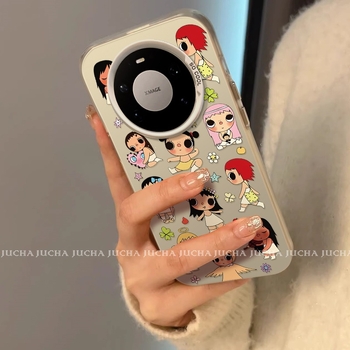 Carcasă Huawei Mate80 – design drăguț cu desene animate, silicon, șase modele inspirate de jad