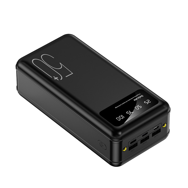 Baterie externă de mare capacitate cu lanternă LED încorporată, 50000 mAh, sursă de alimentare portabilă pentru exterior, personalizare OEM