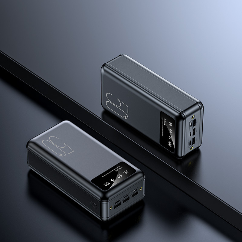 Baterie externă de mare capacitate cu lanternă LED încorporată, 50000 mAh, sursă de alimentare portabilă pentru exterior, personalizare OEM