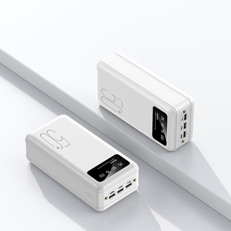 Baterie externă de mare capacitate cu lanternă LED încorporată, 50000 mAh, sursă de alimentare portabilă pentru exterior, personalizare OEM