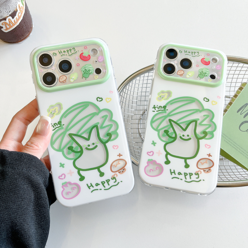 Husă IMD cu design decupat în formă de broccoli pentru iPhone 17 Pro, 17 Pro Max, 15 Pro Max, 16 Pro și 16 Pro Max