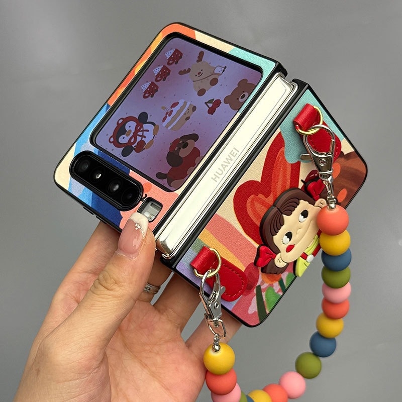 Husă cu desene animate pliabilă pentru Huawei PuraX, Magic V Flip2