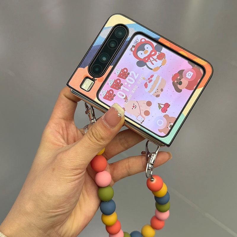 Husă cu desene animate pliabilă pentru Huawei PuraX, Magic V Flip2