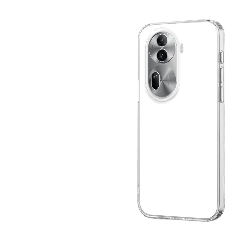 Carcasă OPPO Reno11 / Reno11 Pro pentru telefon, protecție completă, anti-cadere, stil Ins, husă transparentă din silicon
