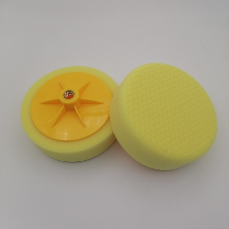 Discu de lustruire cu burete fagure de 6 inci pentru mașină, disc de lustruire, minge burete pentru ceruire, disc de restaurare capac șurub, filet M14/M16