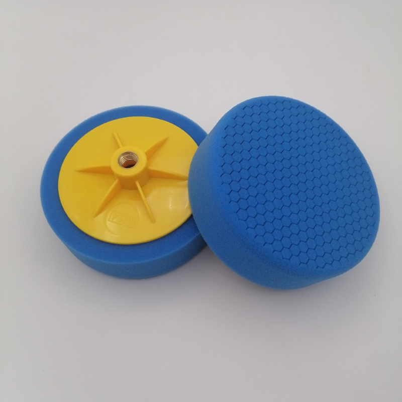 Discu de lustruire cu burete fagure de 6 inci pentru mașină, disc de lustruire, minge burete pentru ceruire, disc de restaurare capac șurub, filet M14/M16