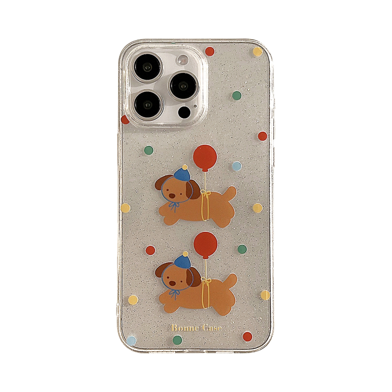 Carcasă TPU Under the Tower pentru iPhone 14 Pro Max – stil Ins, motiv dachshund de Crăciun, drăguț
