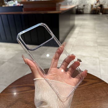 Husă protectoră PC transparentă cu strălucire pentru iPhone 17, 15, 13 și 16 – acoperire completă, anti-cădere, senzație premium