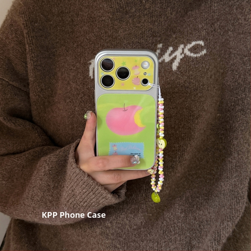 KPP husă silicon roz feminin, paletă de primăvară, pentru iPhone 15, 17 Pro și 17 Pro Max