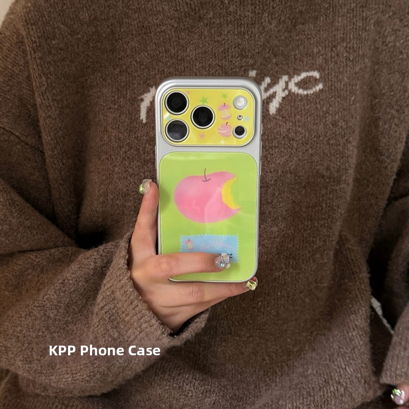 KPP husă silicon roz feminin, paletă de primăvară, pentru iPhone 15, 17 Pro și 17 Pro Max