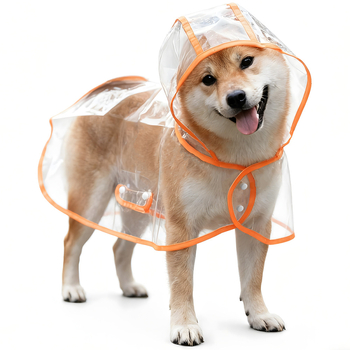 Bei Meng Mantă de ploaie pentru animale de companie, pentru câini și pisici, poncho din plastic, mărimi XS–XXL, în mai multe culori