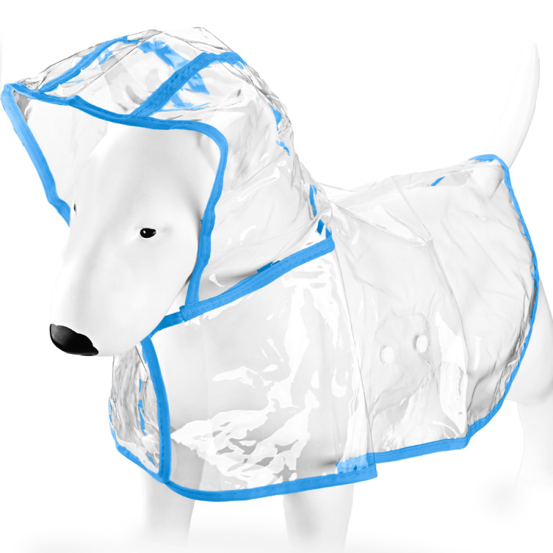Bei Meng Mantă de ploaie pentru animale de companie, pentru câini și pisici, poncho din plastic, mărimi XS–XXL, în mai multe culori