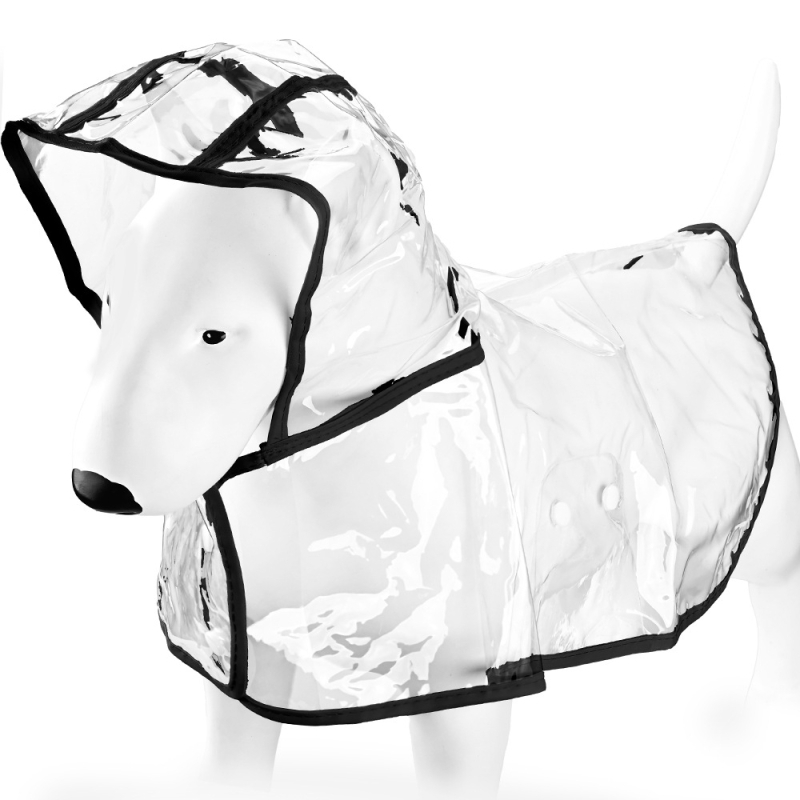Bei Meng Mantă de ploaie pentru animale de companie, pentru câini și pisici, poncho din plastic, mărimi XS–XXL, în mai multe culori