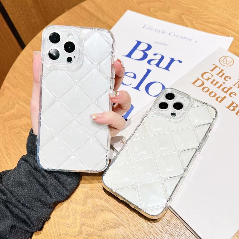 Carcasă pentru telefon cu model diamantat și cristale, husă din silicon transparentă, acoperire totală, antiderapantă, rezistentă la căderi, uzură, minimalistă și luxoasă.