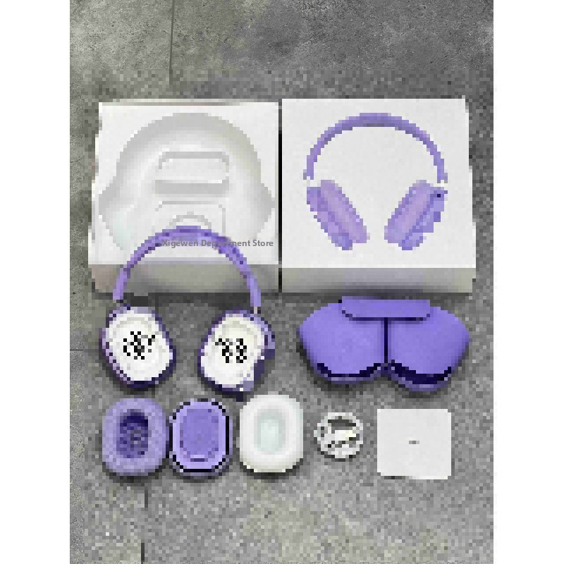 KZYAO Căști wireless Bluetooth over-ear cu fereastră pop-up, aspect identic, pernițe magnetice pentru urechi, MAX căști sport