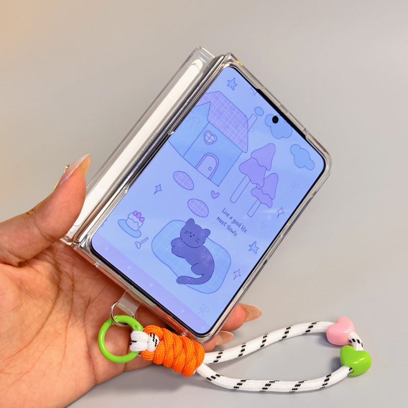  husă de protecție transparentă pentru Huawei Puraxmax, cu un pisicuță drăguță în stil Instagram