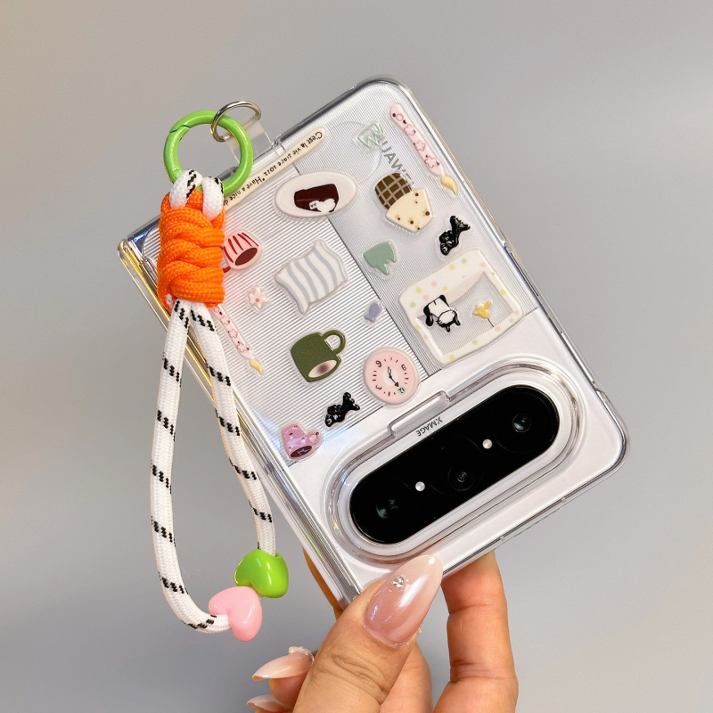  husă de protecție transparentă pentru Huawei Puraxmax, cu un pisicuță drăguță în stil Instagram