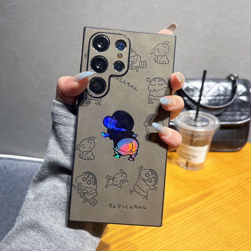 Husă de telefon Cartoon din catifea colorată și drăguță pentru Samsung Galaxy S23 Ultra și S25 Ultra