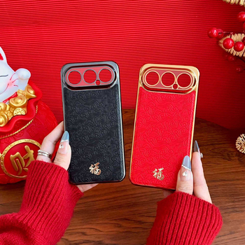 Carcasă HONOR 500/500Pro în stil chinezesc de Anul Nou – MEY-AN00, piele netedă cu finisaj electroplatat de lux