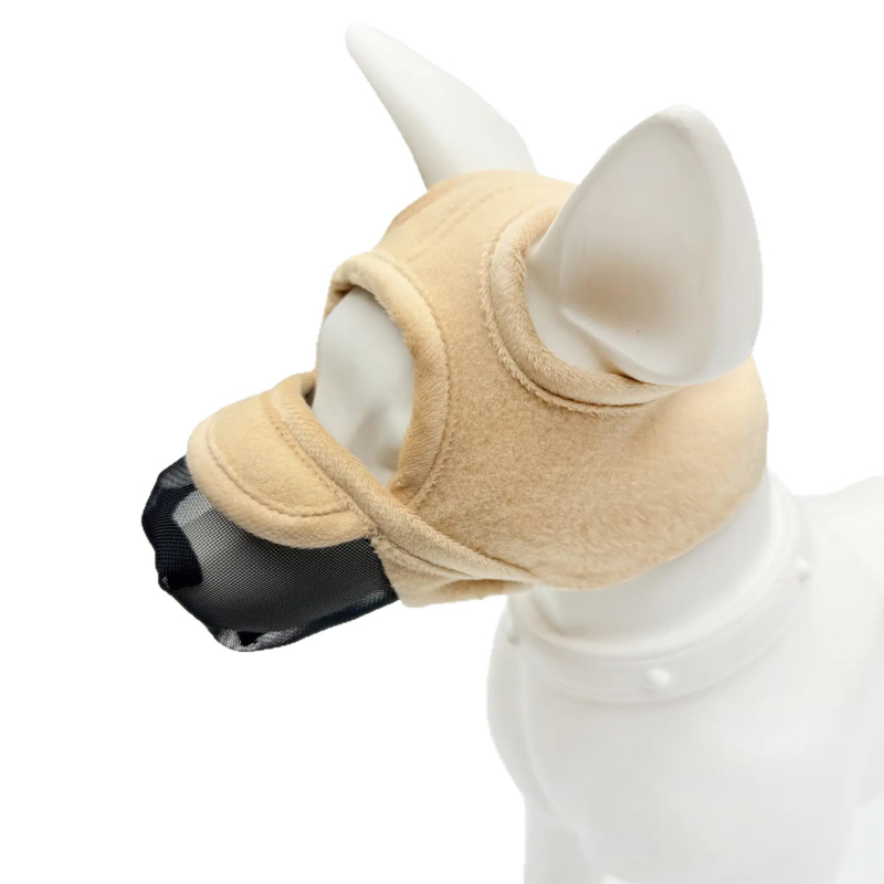 Muzzle reglabil pentru câini – exterior, respirabil, confortabil, previne mușcătura și cerșitul, potrivit pentru toate dimensiunile