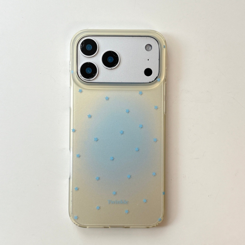 Husă pentru telefon cu gradient de stele pe ecran întreg, compatibilă cu iPhone 17/16 Pro și iPhone 15/14 – husă creativă de protecție