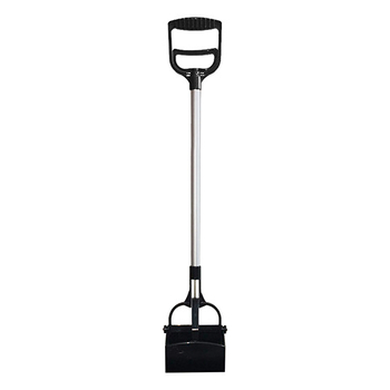 Scooper pentru fecale de câine cu mâner lung, clips pentru pungi de gunoi, pentru câini mici și mari