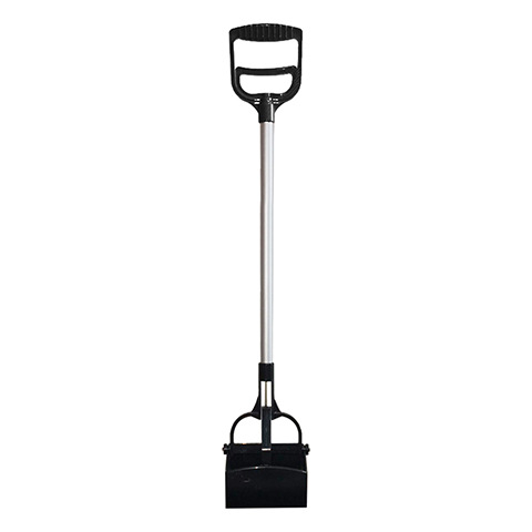Scooper pentru fecale de câine cu mâner lung, clips pentru pungi de gunoi, pentru câini mici și mari