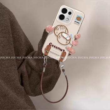 Husa Oppo Reno 16 / Reno 16 Pro, protecție completă, design creativ cu nucă de cocos pictată manual