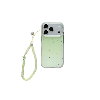 Husă de telefon cu gradient minimalist în verde matcha, cu design în formă de stea, pentru iPhone 17, 16 Pro Max, 15 și 14 — senzație premium