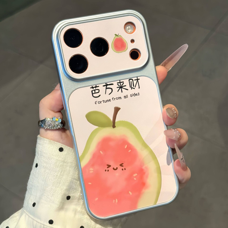 Husă pentru iPhone 17 Pro Max cu tema Fruct Coco – Design minimalist cu fereastră mare