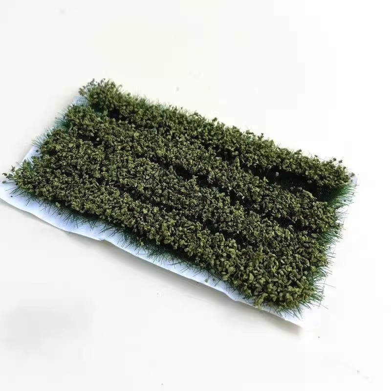 Set de 4 flori și plante artificiale autoadesive pentru dioramă de peisaj mini DIY