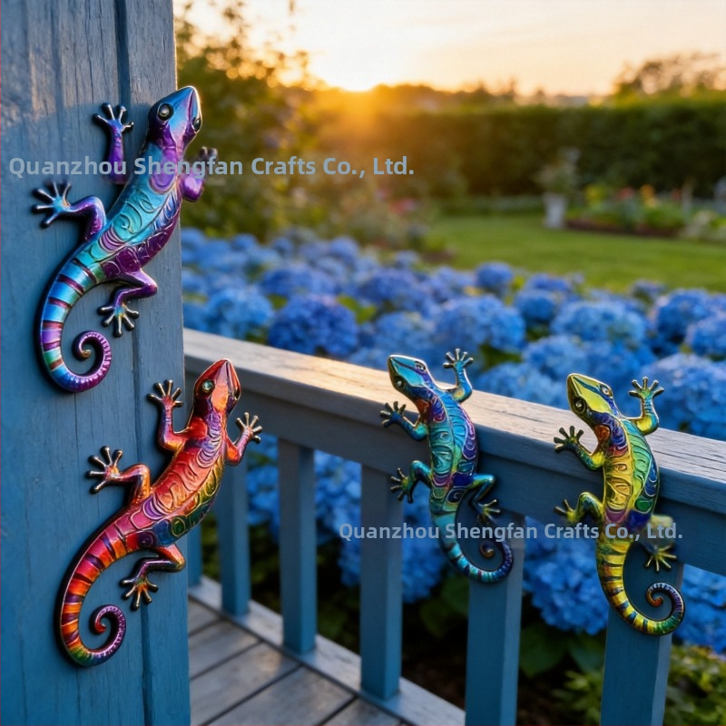 Gecko din acril – decor de perete pentru interior și exterior