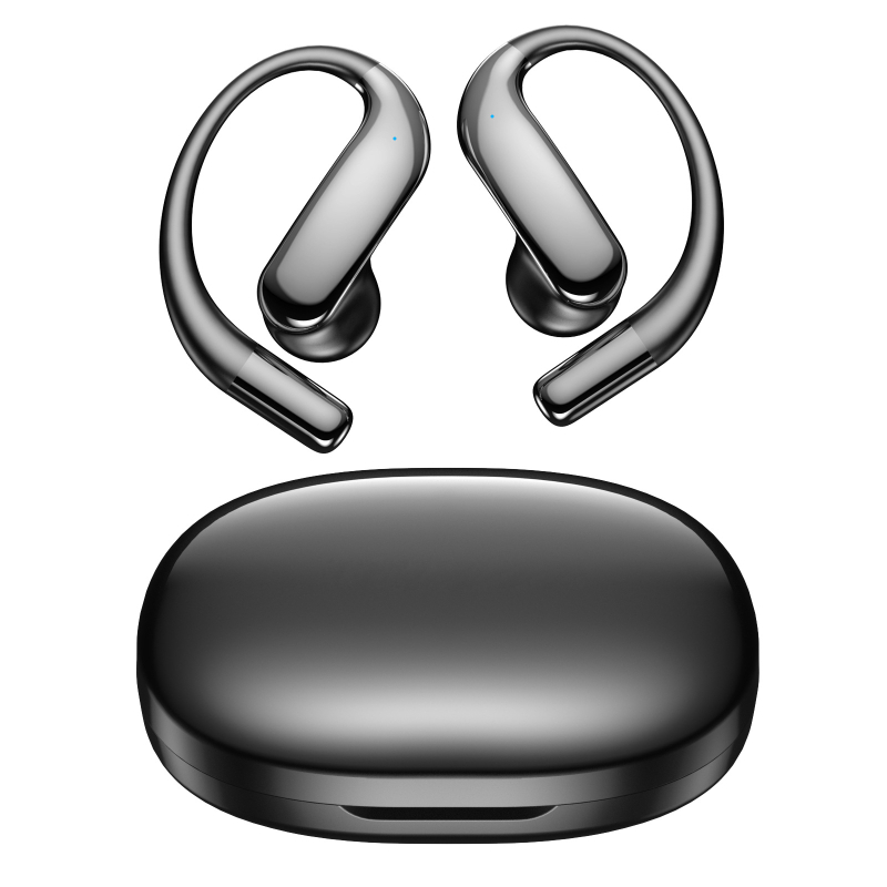 Căști Bluetooth cu traducere în timp real AI, conducție osoasă, design deschis pe ureche