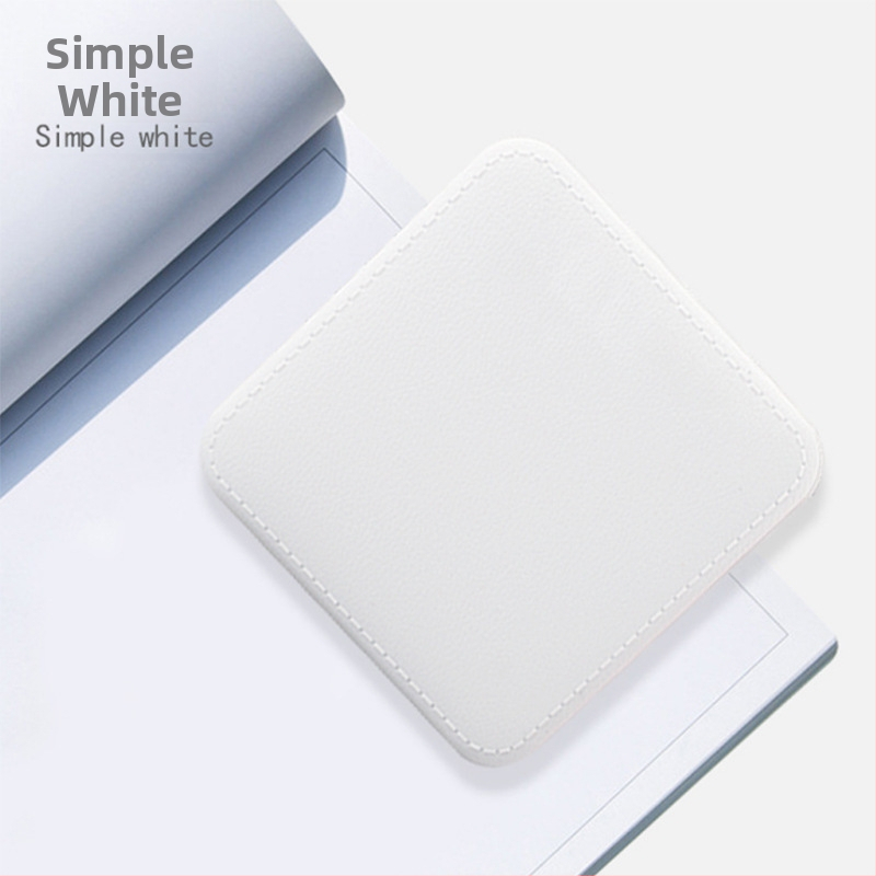 Power bank mini cu textură din piele sintetică, 10000mAh, imprimare cu logo