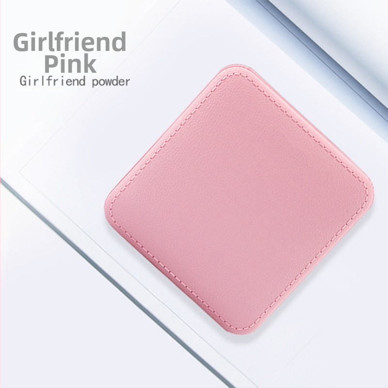 Power bank mini cu textură din piele sintetică, 10000mAh, imprimare cu logo