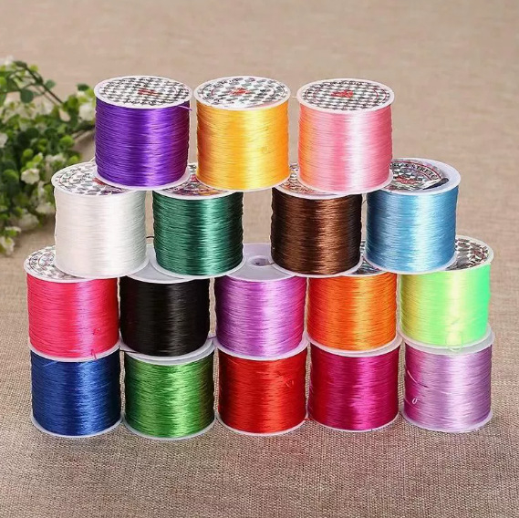 Şnur elastic pentru mărgele, pentru brăţări cu cristale şi perle