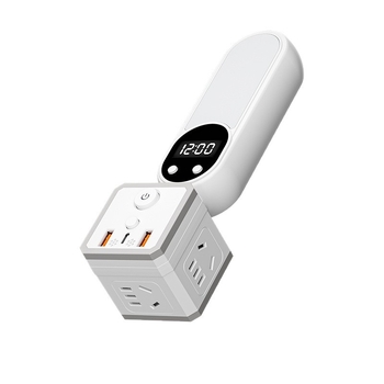 Priză prelungitoare inteligentă montată pe perete cu telecomandă