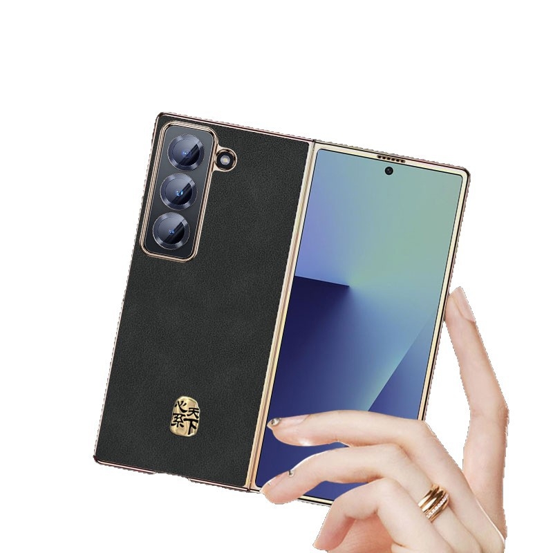 Carcasă pentru Samsung W25 SM-W9025, capac flip rabatabil, stil chinezesc, textură din piele de înaltă calitate