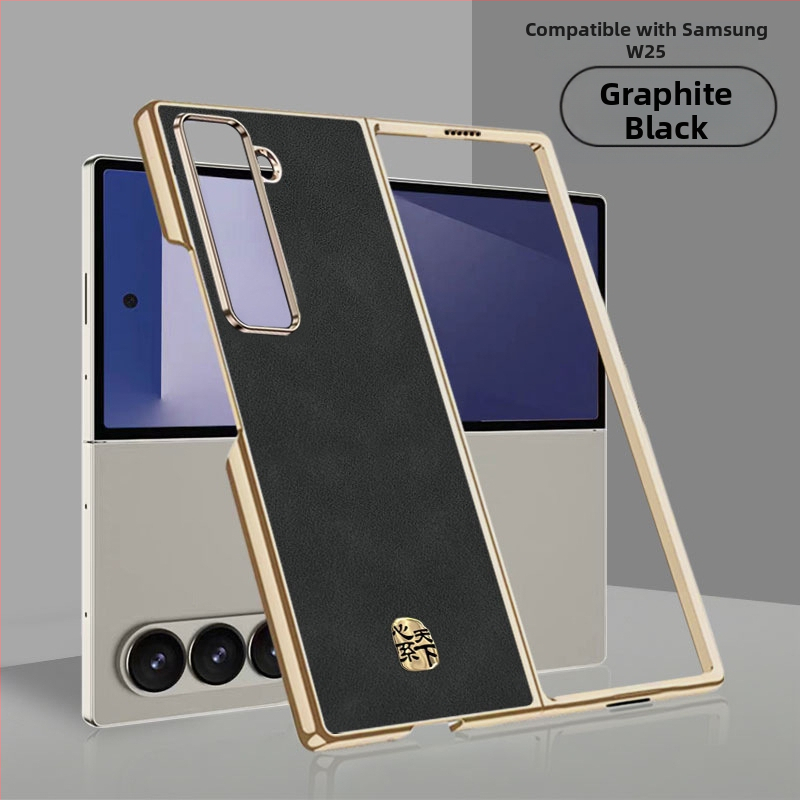 Carcasă pentru Samsung W25 SM-W9025, capac flip rabatabil, stil chinezesc, textură din piele de înaltă calitate