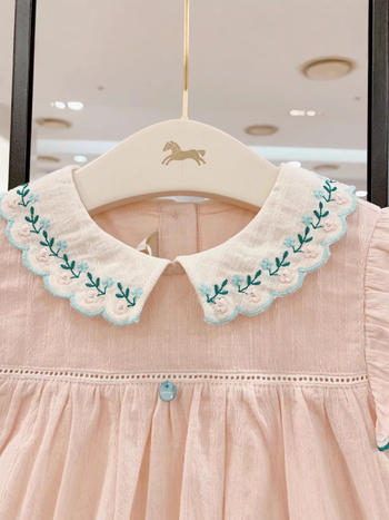 Rochie de vară pentru fetițe, în stil prințesă, fără mâneci, broderie, croială A-line, 26 de modele noi
