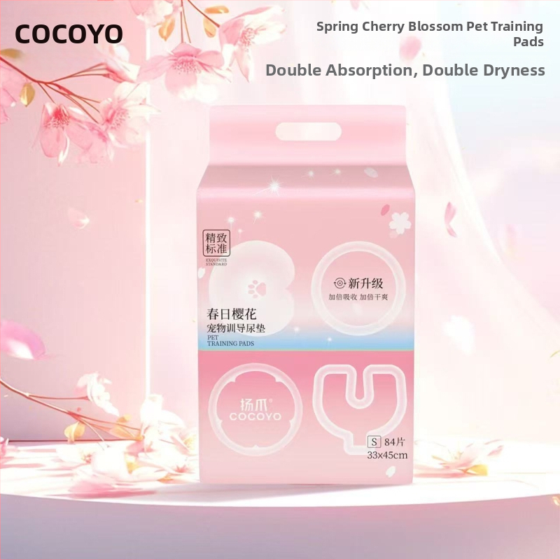 Cocoyo Sakura Primăvară – Covorașe de antrenament pentru câini, absorbție dublă