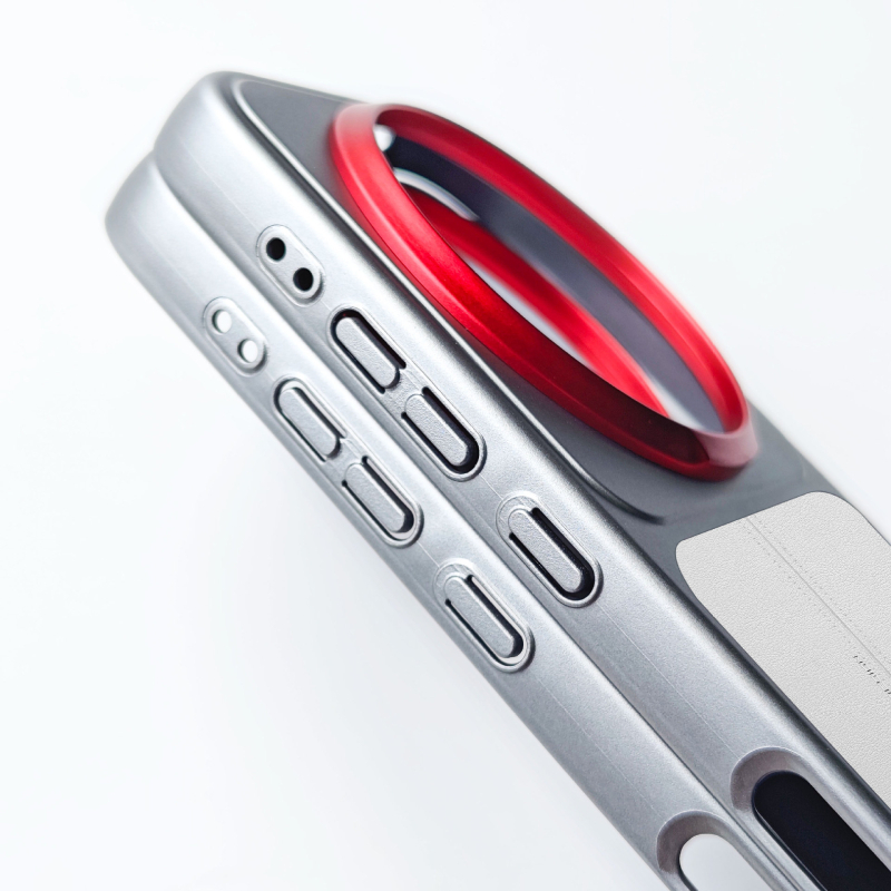 Husă de protecție din piele sintetică pentru Honor Magic8 Pro, design minimalist, textură de cusături, protecție la cădere