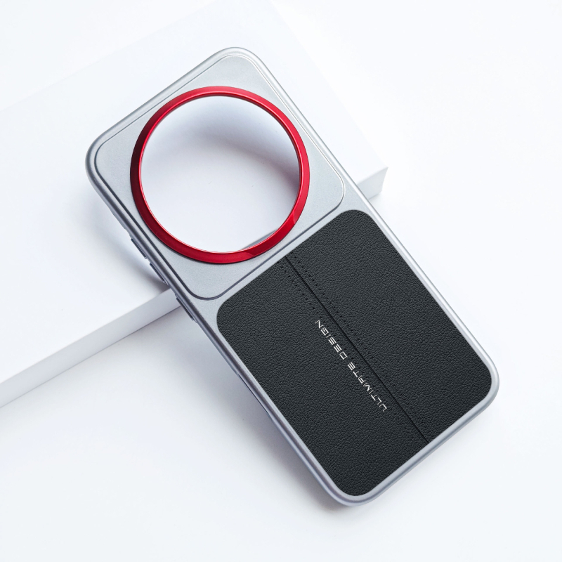 Husă de protecție din piele sintetică pentru Honor Magic8 Pro, design minimalist, textură de cusături, protecție la cădere