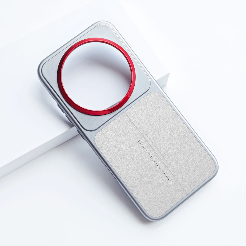 Husă de protecție din piele sintetică pentru Honor Magic8 Pro, design minimalist, textură de cusături, protecție la cădere
