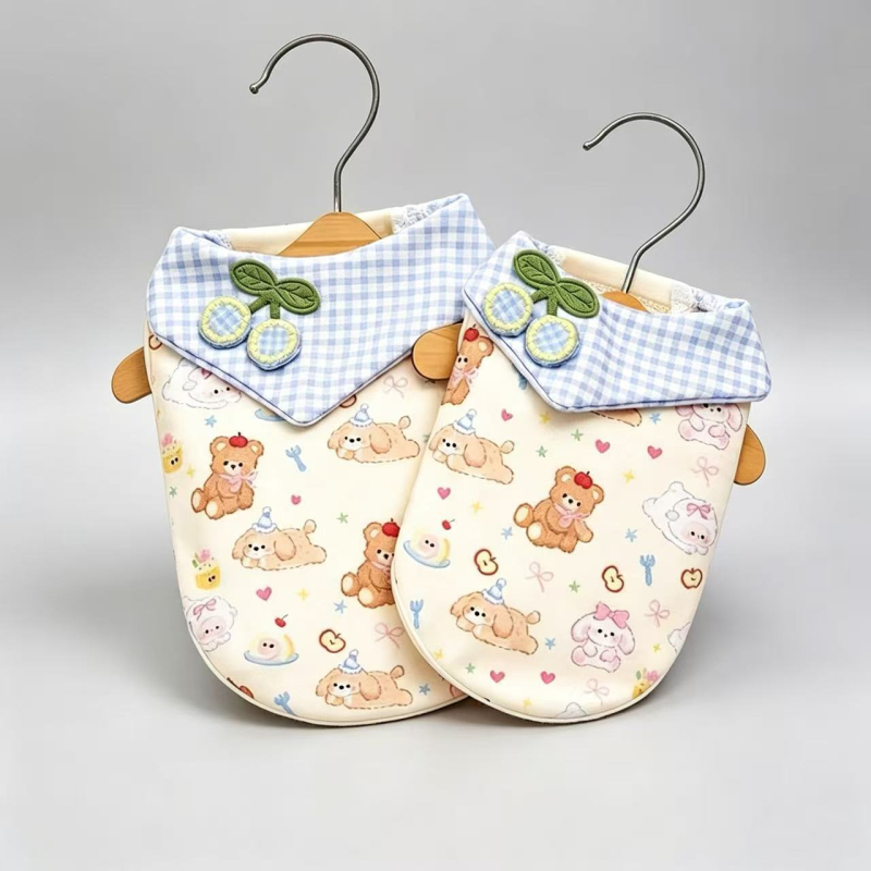 Vesta ușoară de primăvară-vară, cu imprimeu desen animat, respirabilă pentru câini și pisici, design drăguț pentru Teddy, Bichon și câini mici