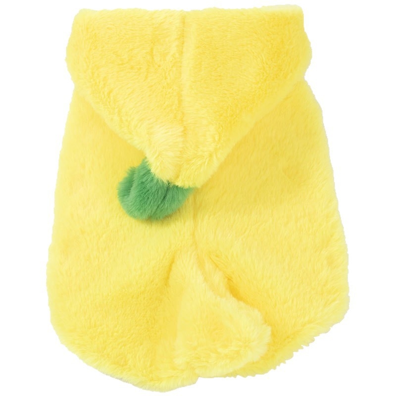 Costum de transformare cu banană pentru câini – haine de toamnă/iarnă pentru animale de companie, stil desen animat