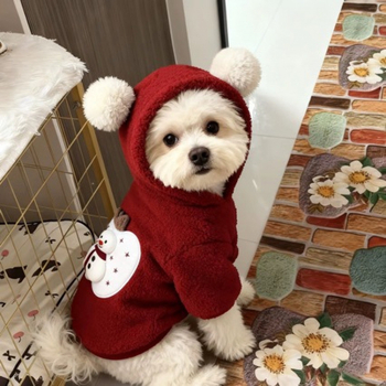 Palton din fleece de lână de miel pentru câini și pisici, stil coreean, cald toamna și iarna