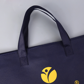 Sac din material nețesut personalizat pentru textile de casă, ambalaj cadou din patru piese cu fermoar PVC, personalizare logo
