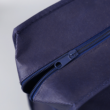 Sac din material nețesut personalizat pentru textile de casă, ambalaj cadou din patru piese cu fermoar PVC, personalizare logo